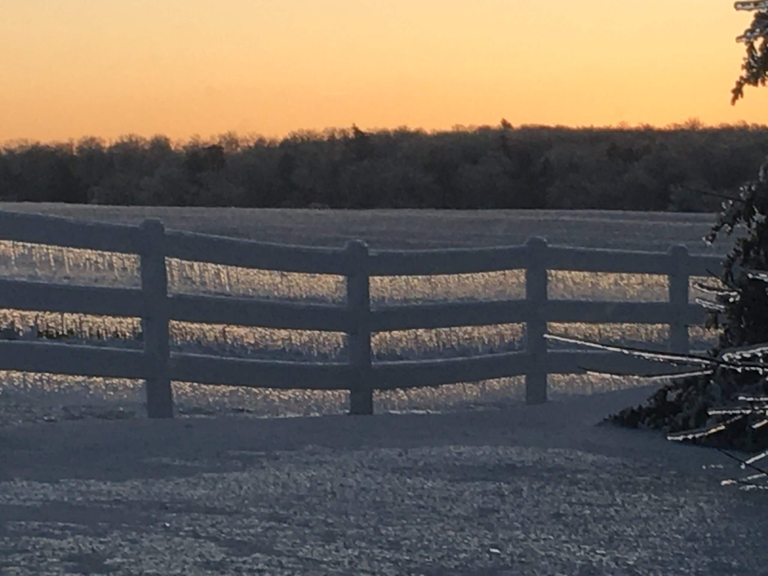 Larry Mullenax Sunrise Ice at Deep Creek Lake, MD