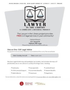 Lawyer in the Library - June 4
