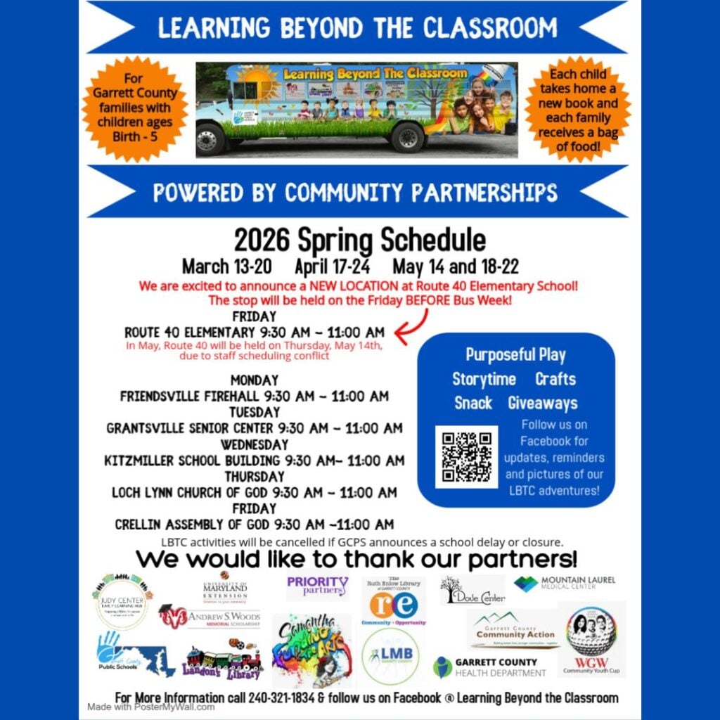 Learning Beyond the Classroom (2026 Spring Schedule) at Deep Creek Lake, MD
