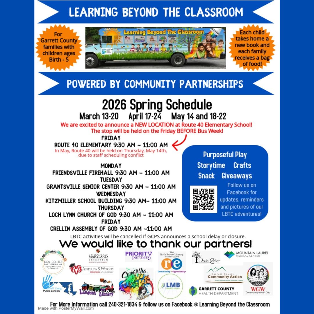 Learning Beyond the Classroom (2026 Spring Schedule) at Deep Creek Lake, MD