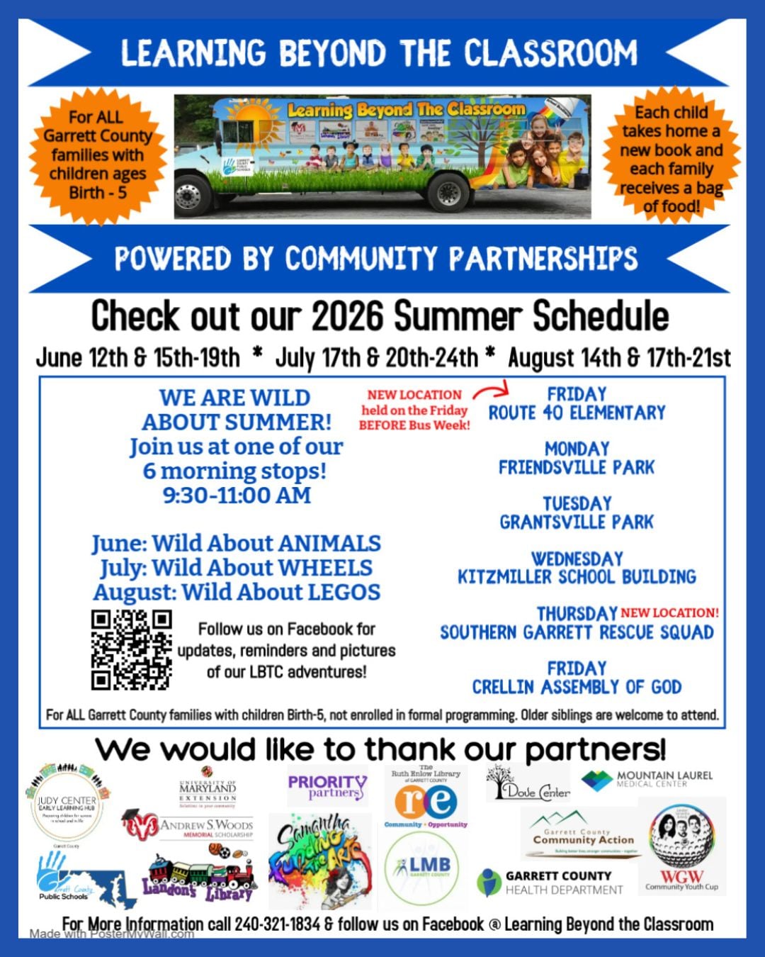 Learning Beyond the Classroom (Summer Schedule)