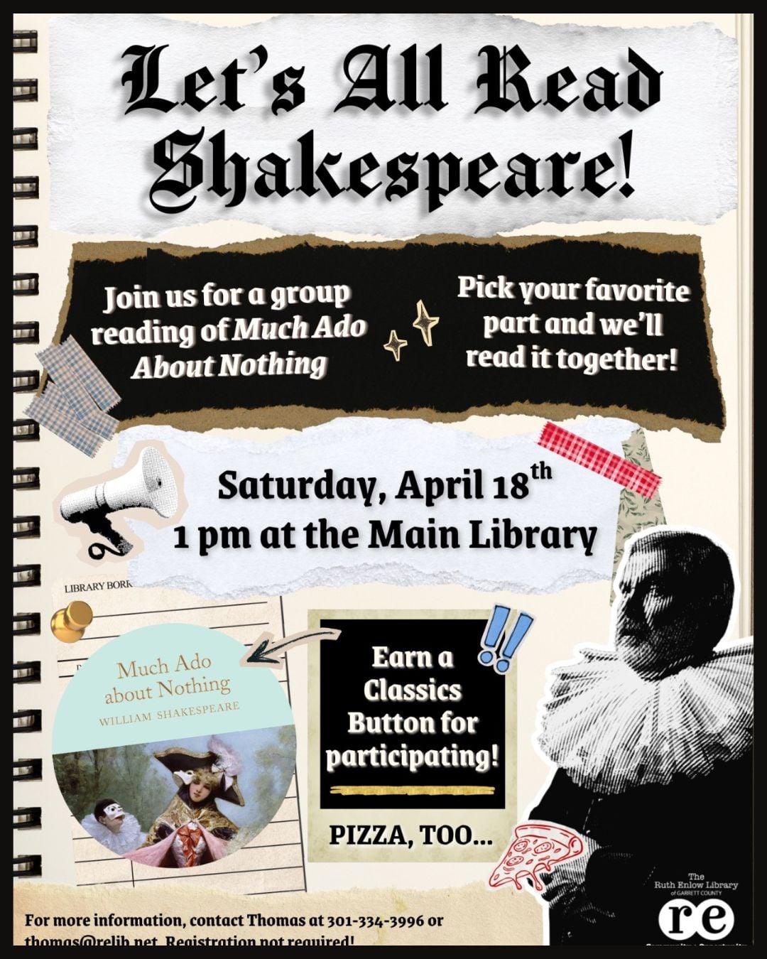Let's All Read Shakespeare! A Group Reading of 'Much Ado About Nothing'