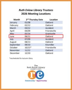 Library Board of Trustees Meeting (June)