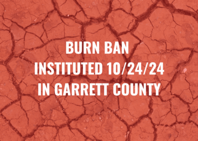 Burn Ban Instituted for Garrett County
