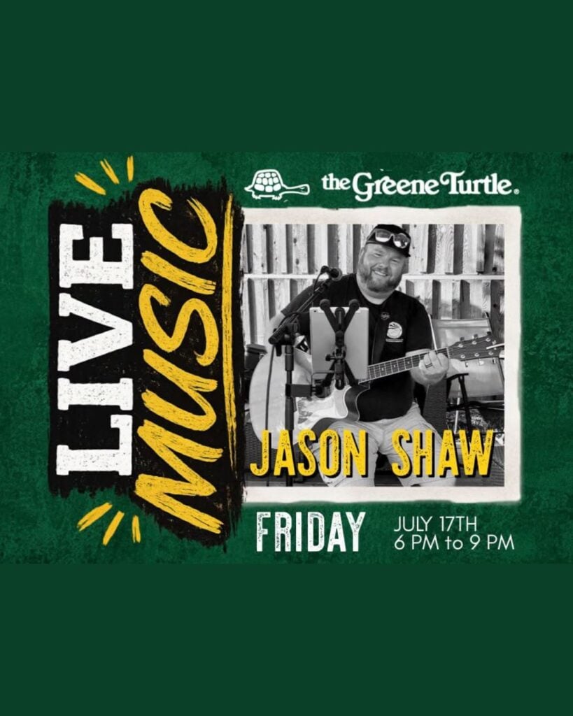 Live Music with Jason Shaw at The Greene Turtle (Deep Creek)