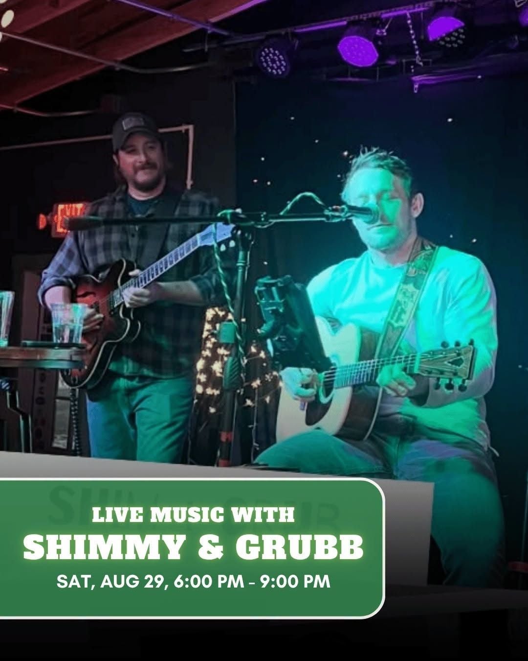 Live Music with Shimmy & Grubb at Mountain State Brewing Co in Deep Creek Lake_