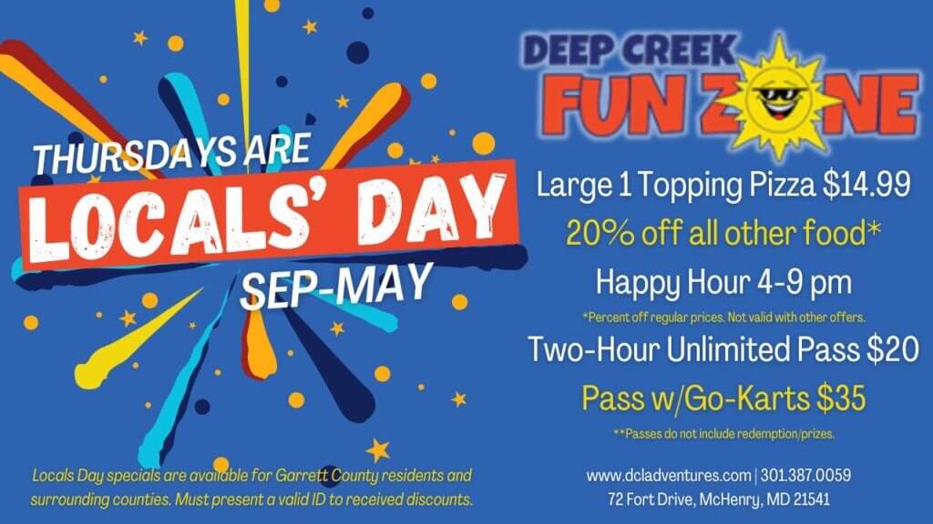 Locals' Day at Deep Creek Funzone at Deep Creek Lake, MD