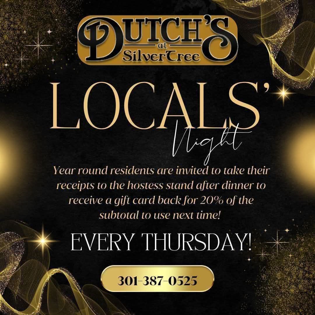 Local's Night at Dutch's At Silver Tree