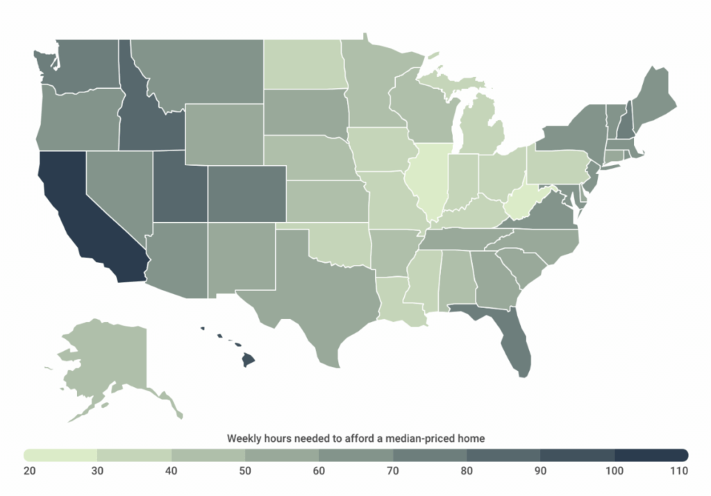 MD Construction Workers Need 62 Weekly Work Hours for Median-priced MD Home (Deep Creek Lake, MD)