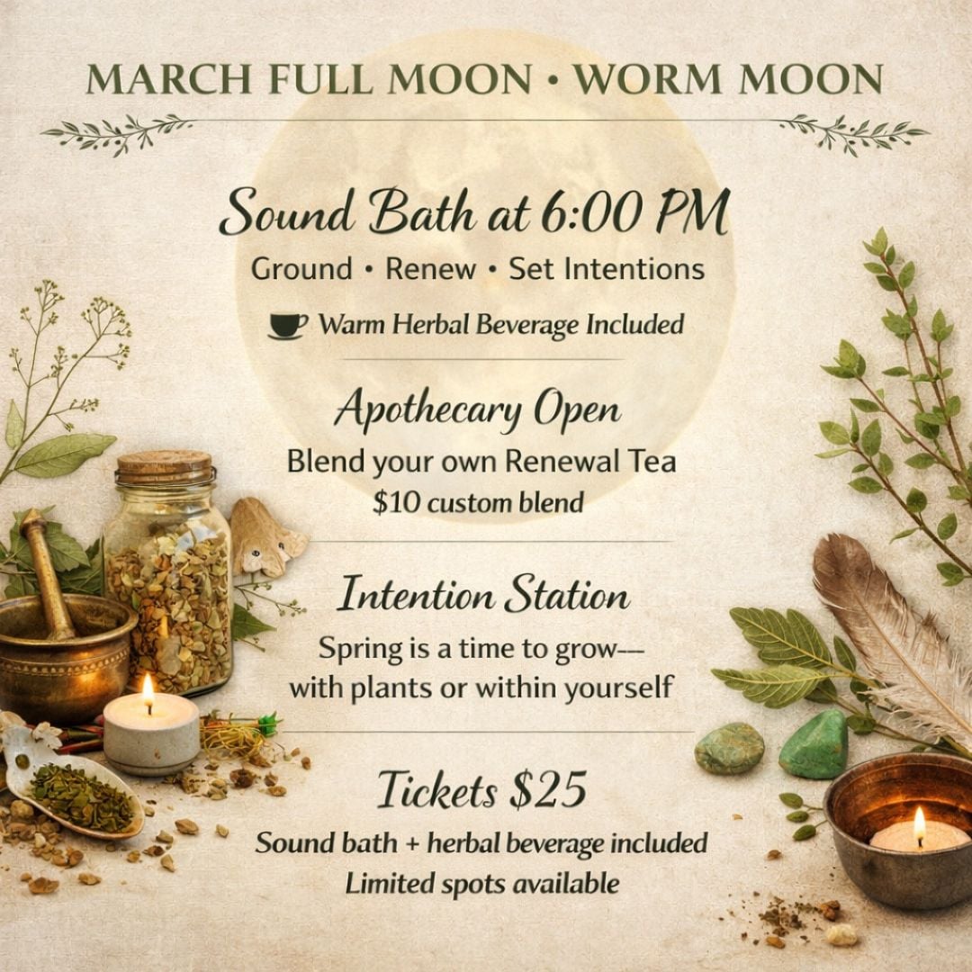 March Full Moon • Worm Moon Sound Bath & Gathering