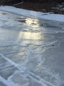 Ice at Deep Creek Lake, MD