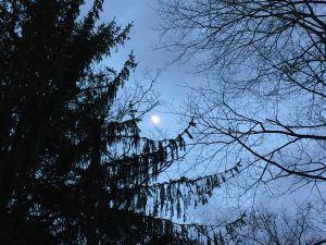 Moon over Deep Creek Lake, MD