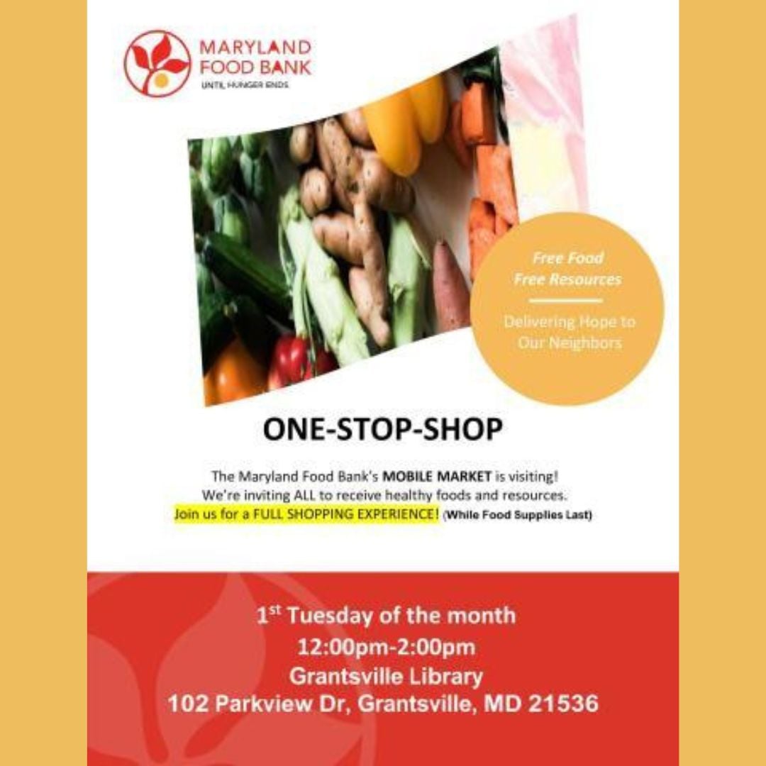 Maryland Food Bank's Mobile Market (Grantsville Library)