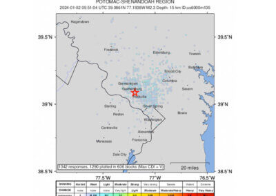 January 2024 Maryland Earthquake