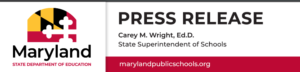 Maryland State Department of Education Press Release