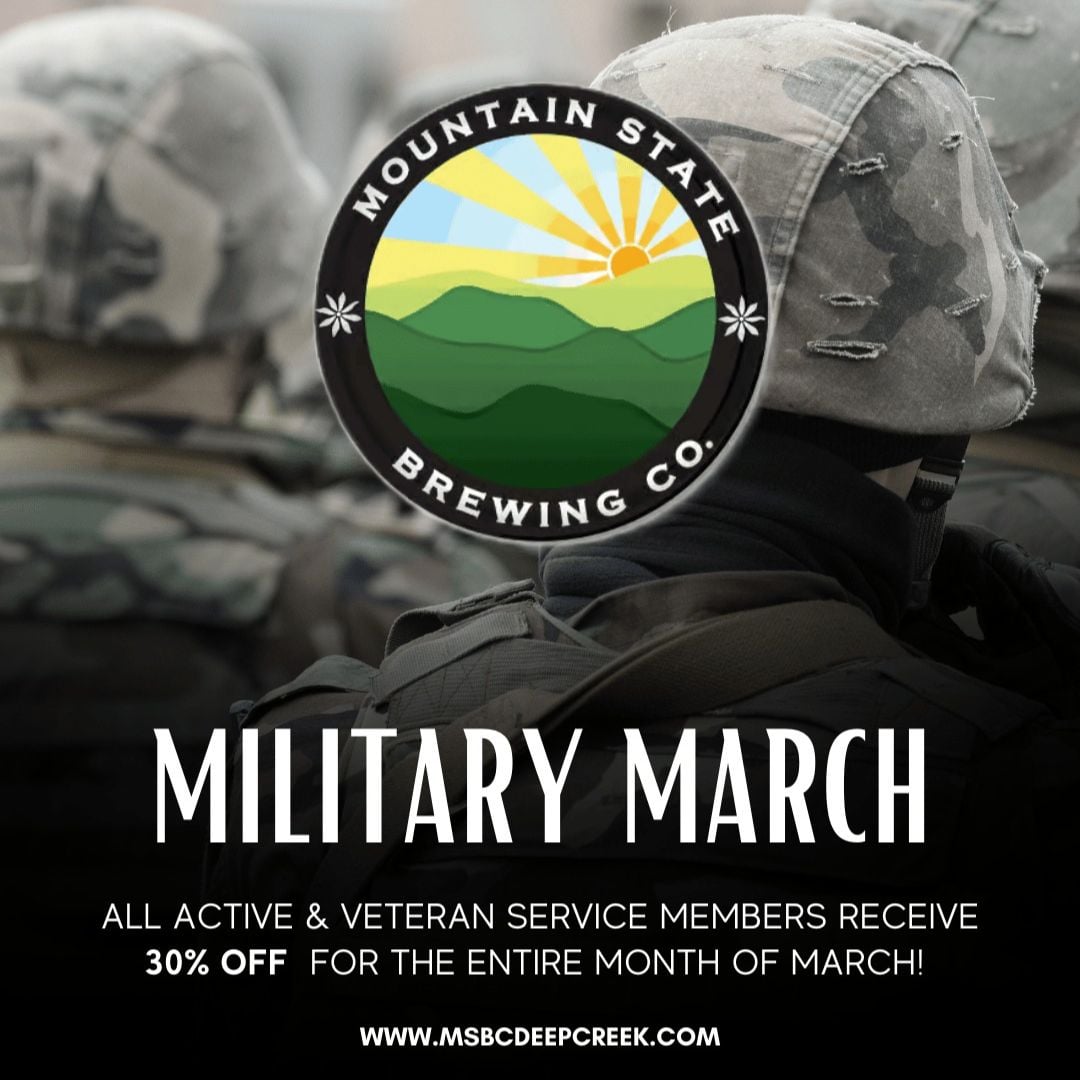 Military March at Mountain State Brewing Co in Deep Creek Lake