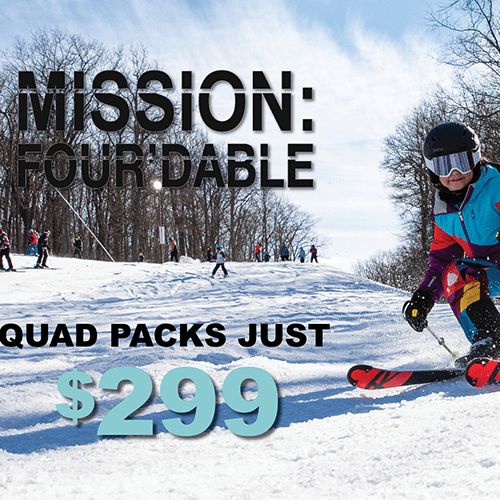 Wisp Mission: Four’dable Ski and Snowboard Passes