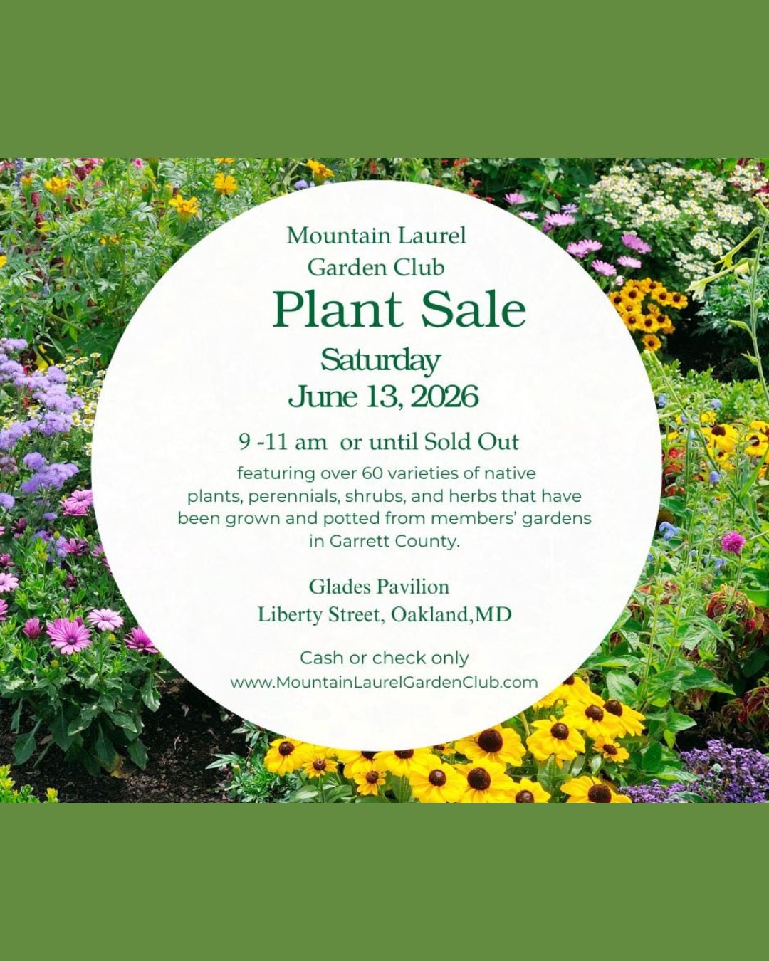 Mountain Laurel Garden Club’s Annual Plant Sale Mountain Laurel Garden Club's Annual Plant Sale