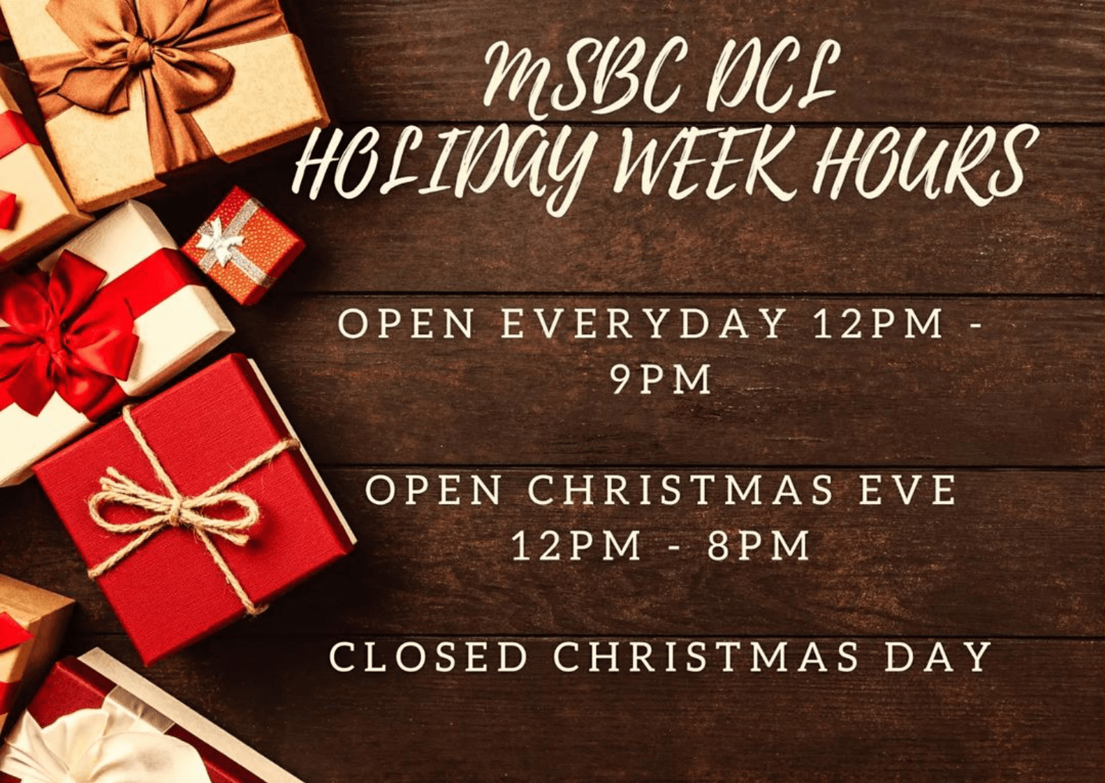 Mountain State Brewing Co: Holiday Hours at Deep Creek Lake, MD