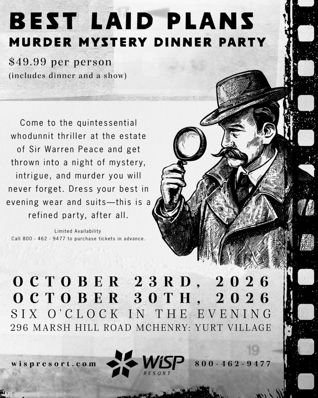 Murder Mystery Dinner Party - Best Laid Plans