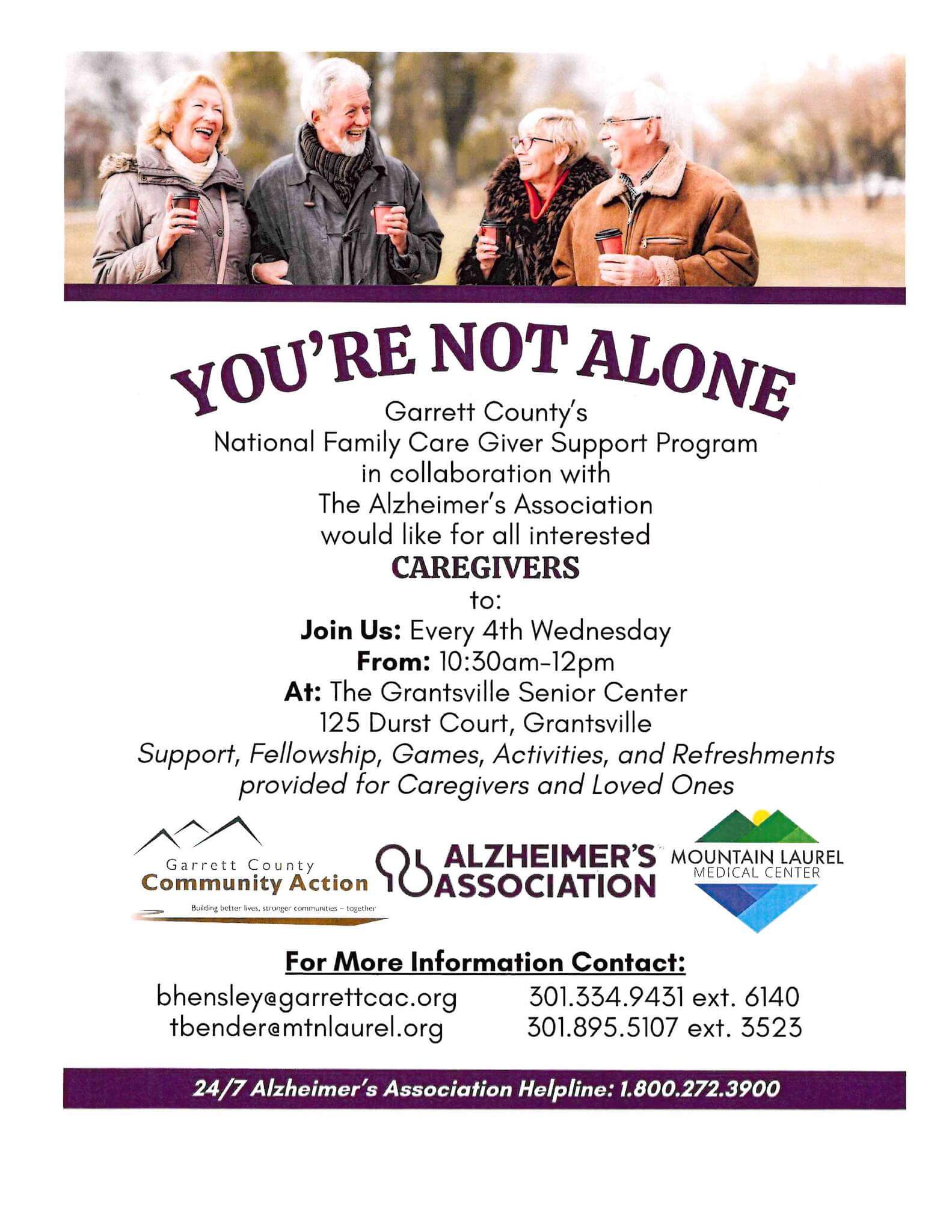 National Family Caregiver Support Group at Deep Creek Lake, MD