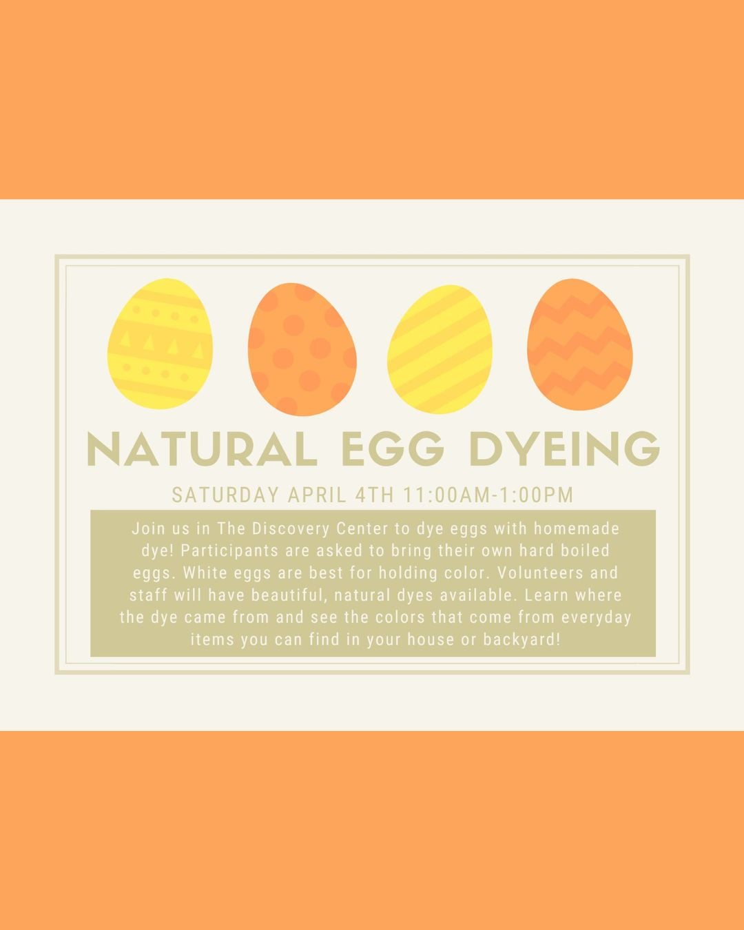 Natural Egg Dyeing at Deep Creek Lake, MD