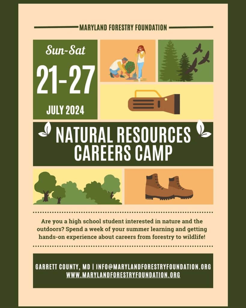 Natural Resources Career Camp at Deep Creek Lake, MD