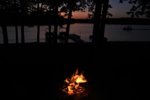 Nicholas DeBello Sunset Bonfire at Deep Creek Lake, MD