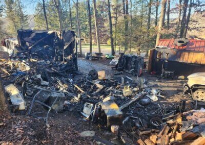 Notice of Investigation: Garrett Accidental Camper Fire Old Crellin Road