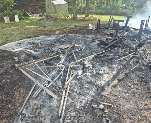 Notice of Investigation: Garrett County Accidental Outbuilding Fire
