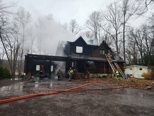 Notice of Investigation: Structure Fire Skippers Point Road (Deep Creek Lake, MD)