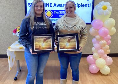 Nursing Assistants at Garrett Regional Medical Center Honored with Sunshine Awards