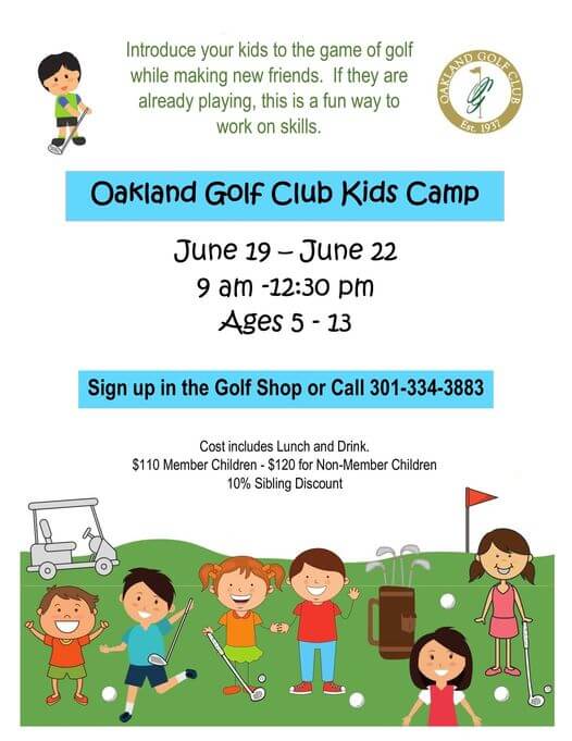 Oakland Golf Club Kids Camp