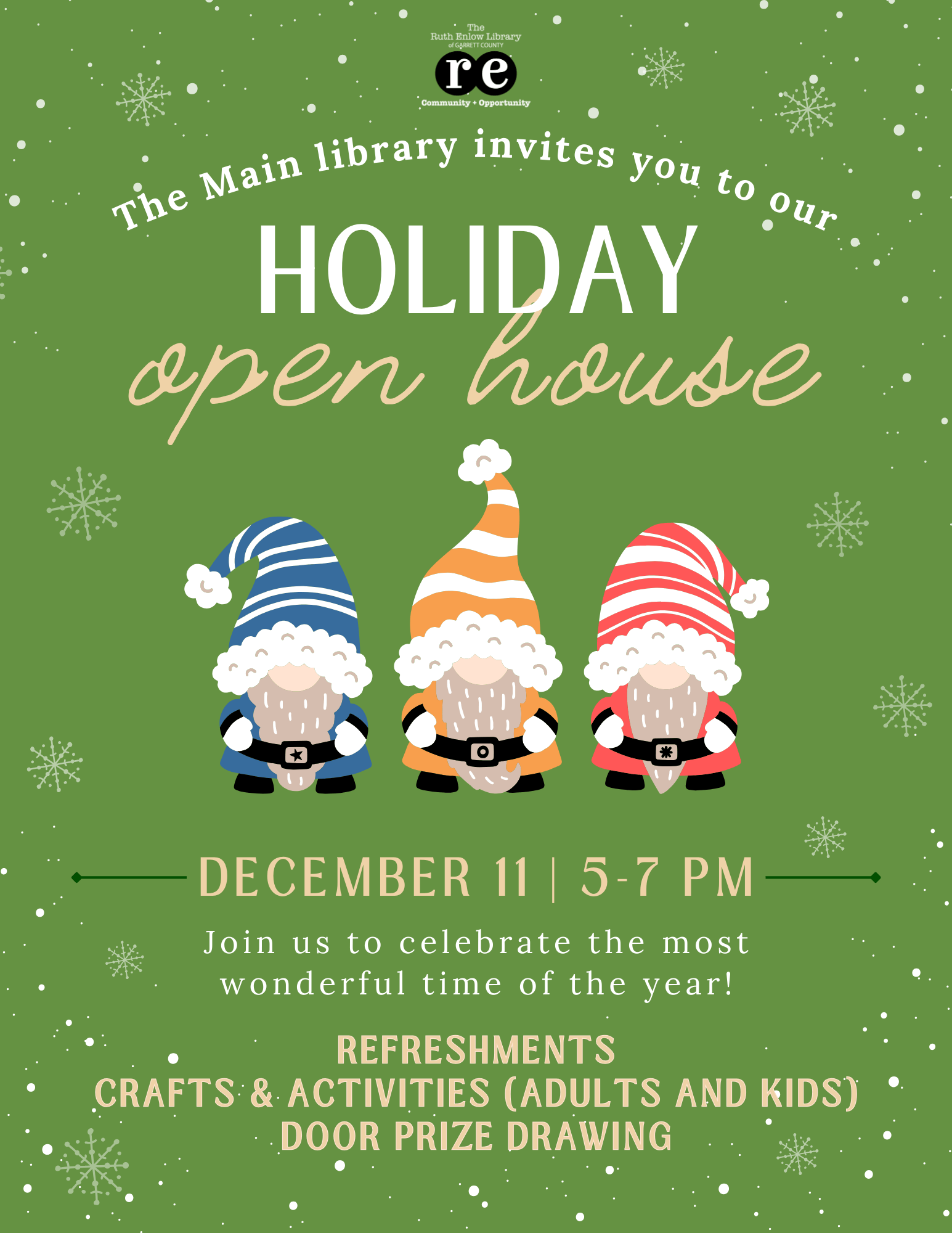 Oakland Library's Holiday Open House at Deep Creek Lake, MD