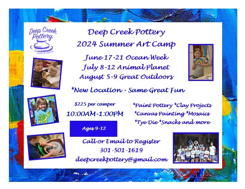 Ocean Week Art Camp at Deep Creek Lake, MD