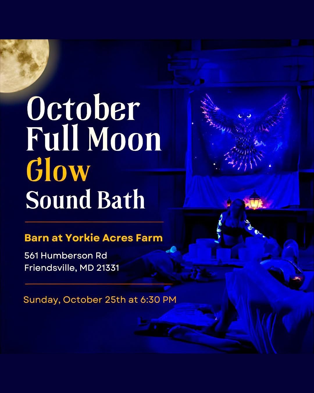 October Full Moon Glow Sound Bath