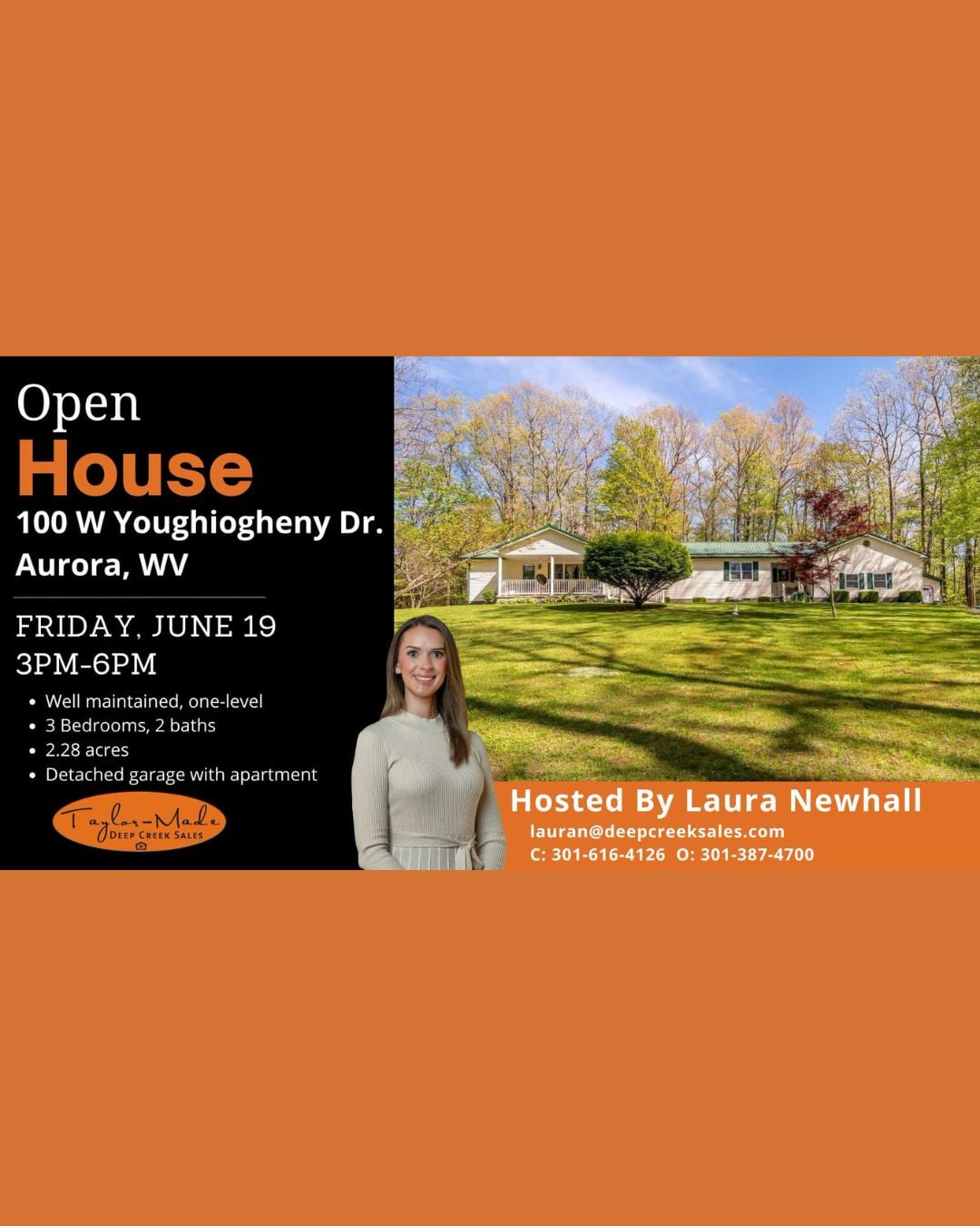 Open House 100 W Youghiogheny Drive, Aurora WV