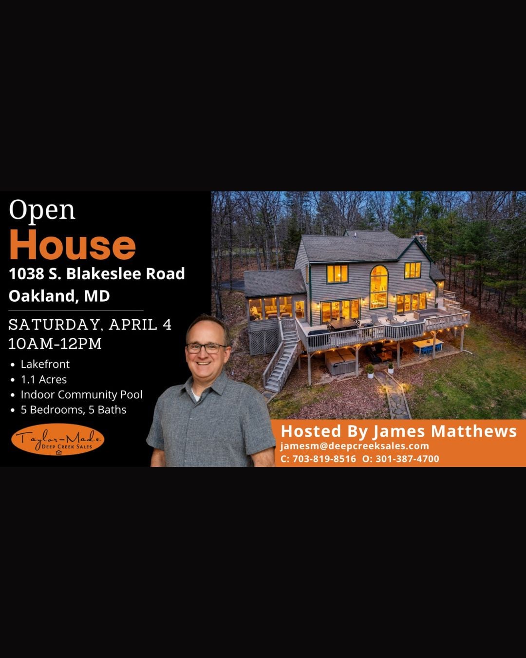 Open House 1038 S. Blakeslee Road, Oakland, MD (Deep Creek Lake, MD)