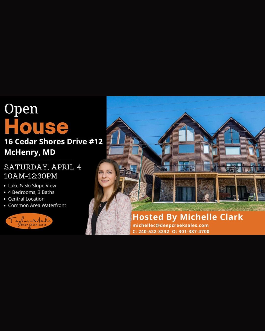Open House 16 Cedar Shores Drive #12, McHenry, MD (Deep Creek Lake, MD)