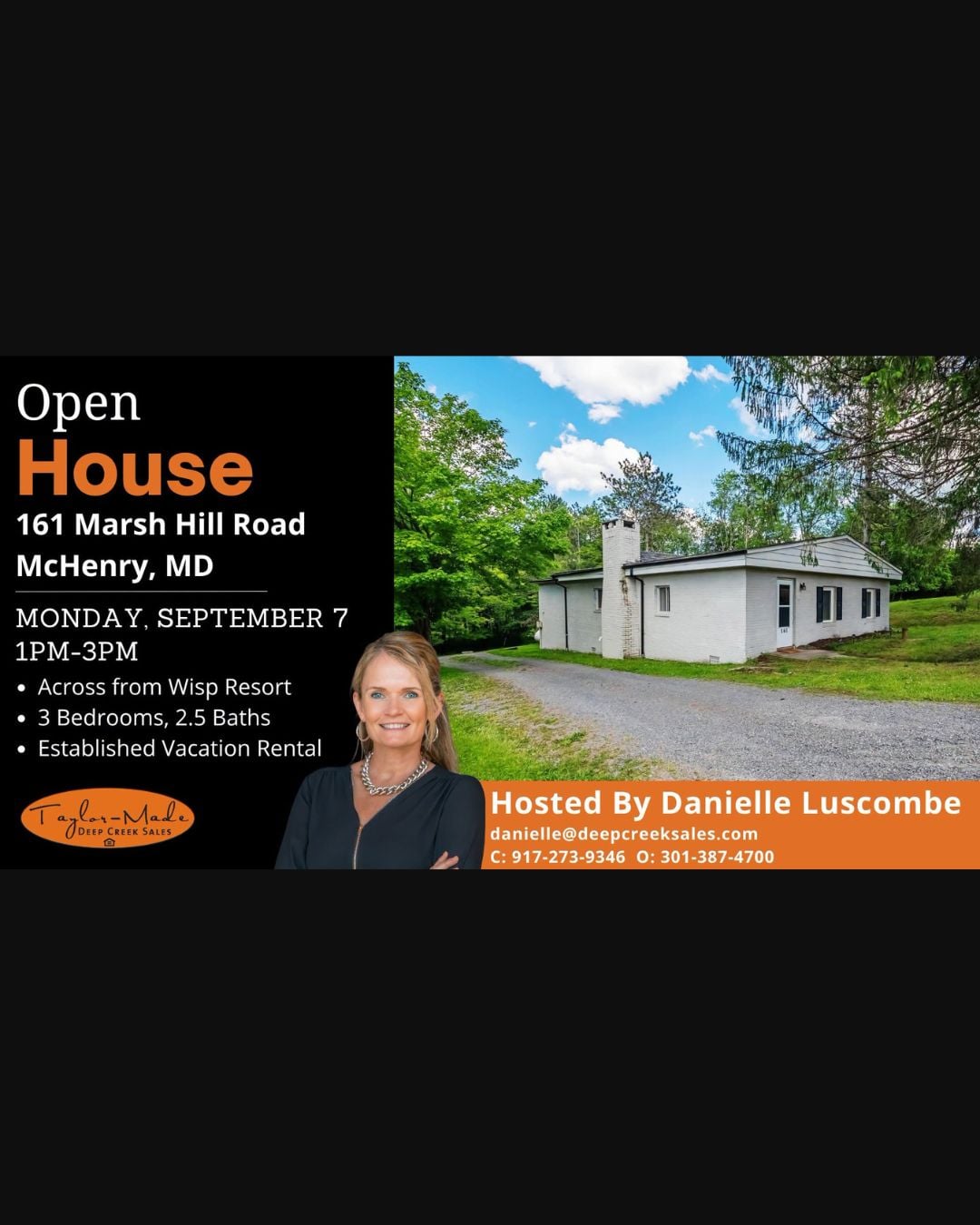 Open House 161 Marsh Hill Road, McHenry, MD