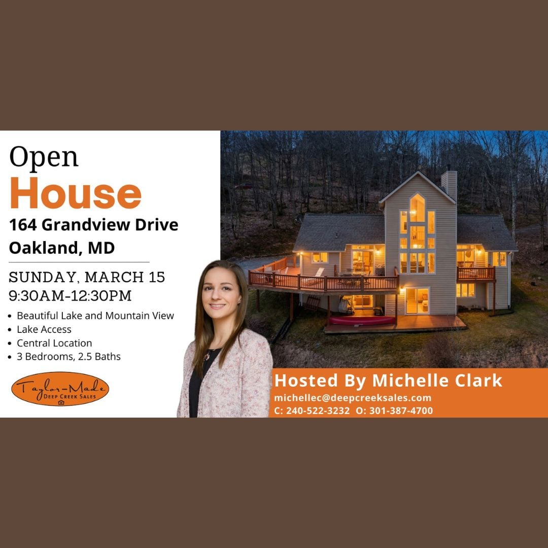Open House 164 Grandview Drive, Oakland, MD (Deep Creek Lake, MD)