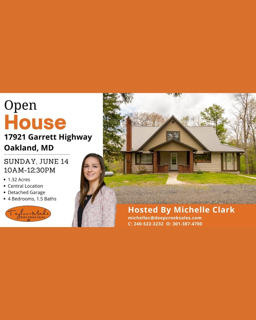 Open House 17921 Garrett Highway, Oakland, MD