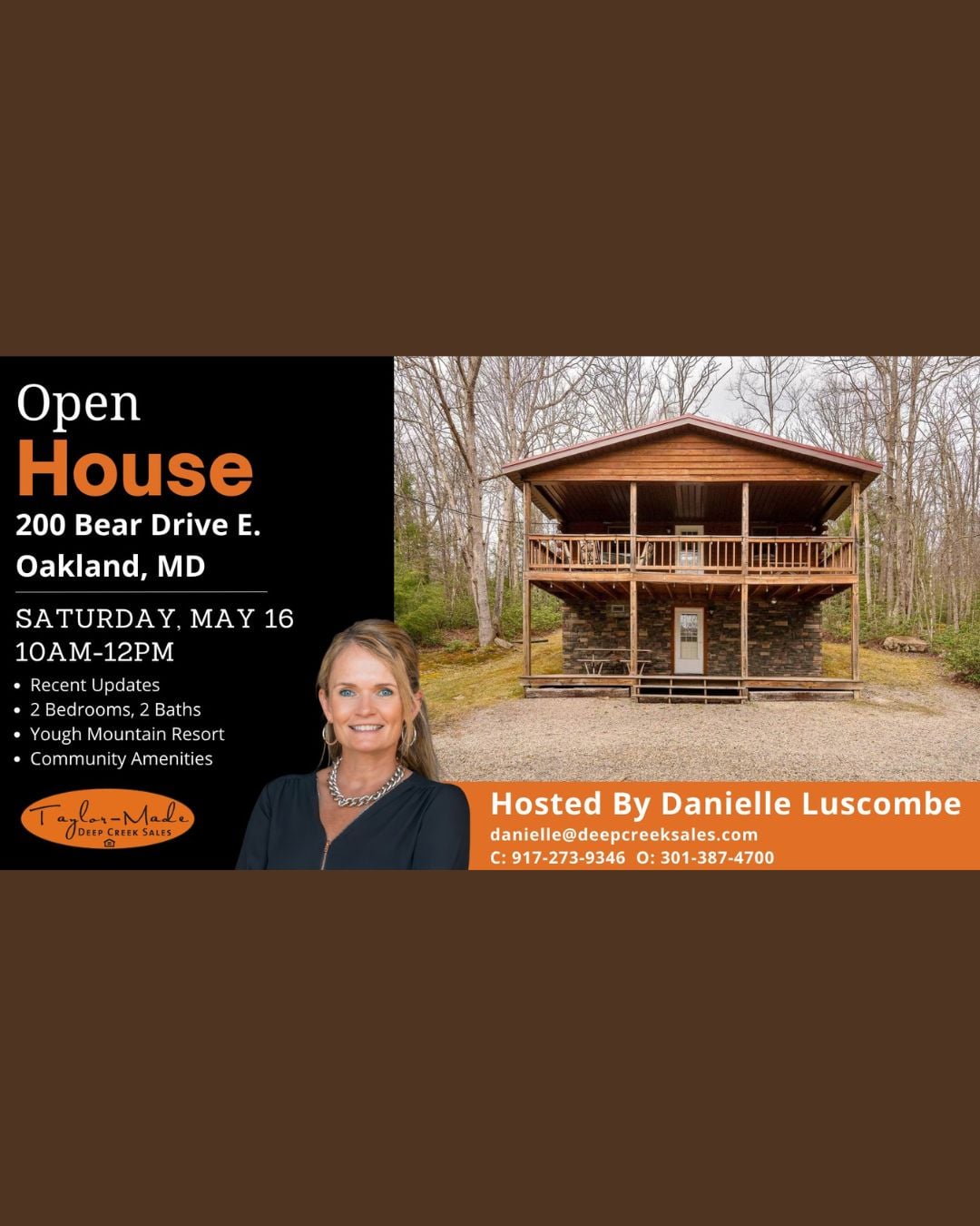 Open House 400 Bear Drive E, Oakland, MD