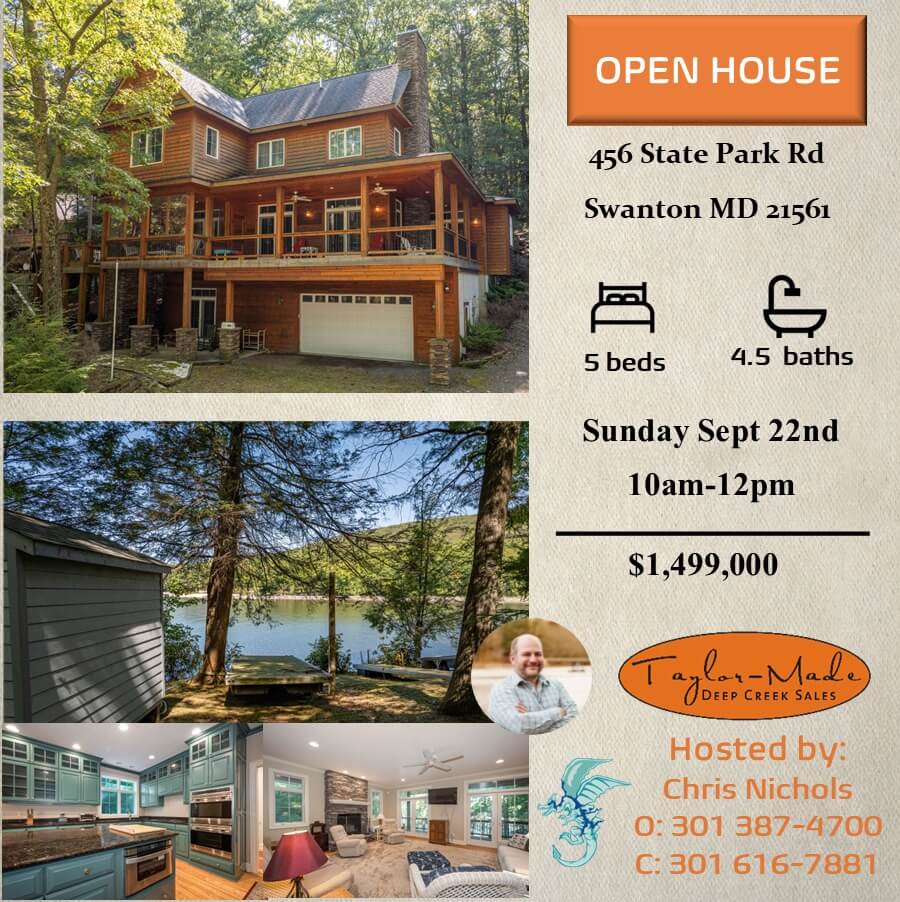 Open House - 456 State Park Road at Deep Creek Lake, MD