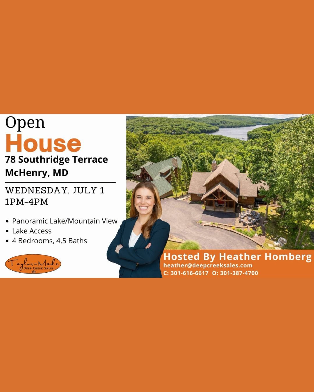 Open House 78 Southridge Terrace, McHenry, MD