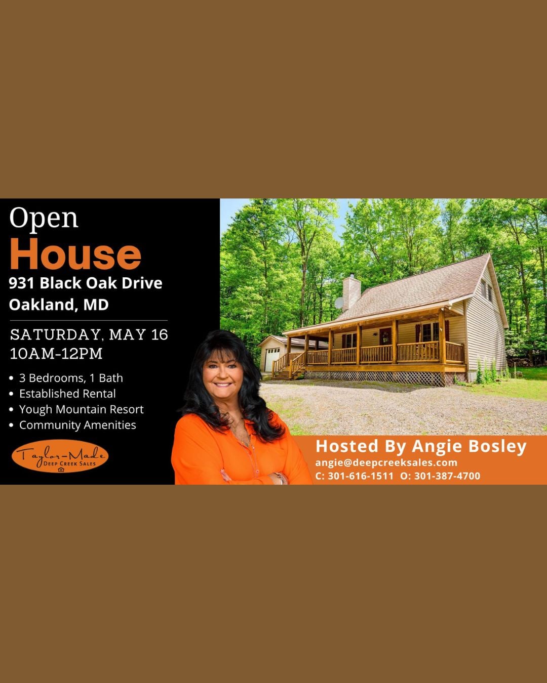 Open House 931 Black Oak Drive, Oakland, MD
