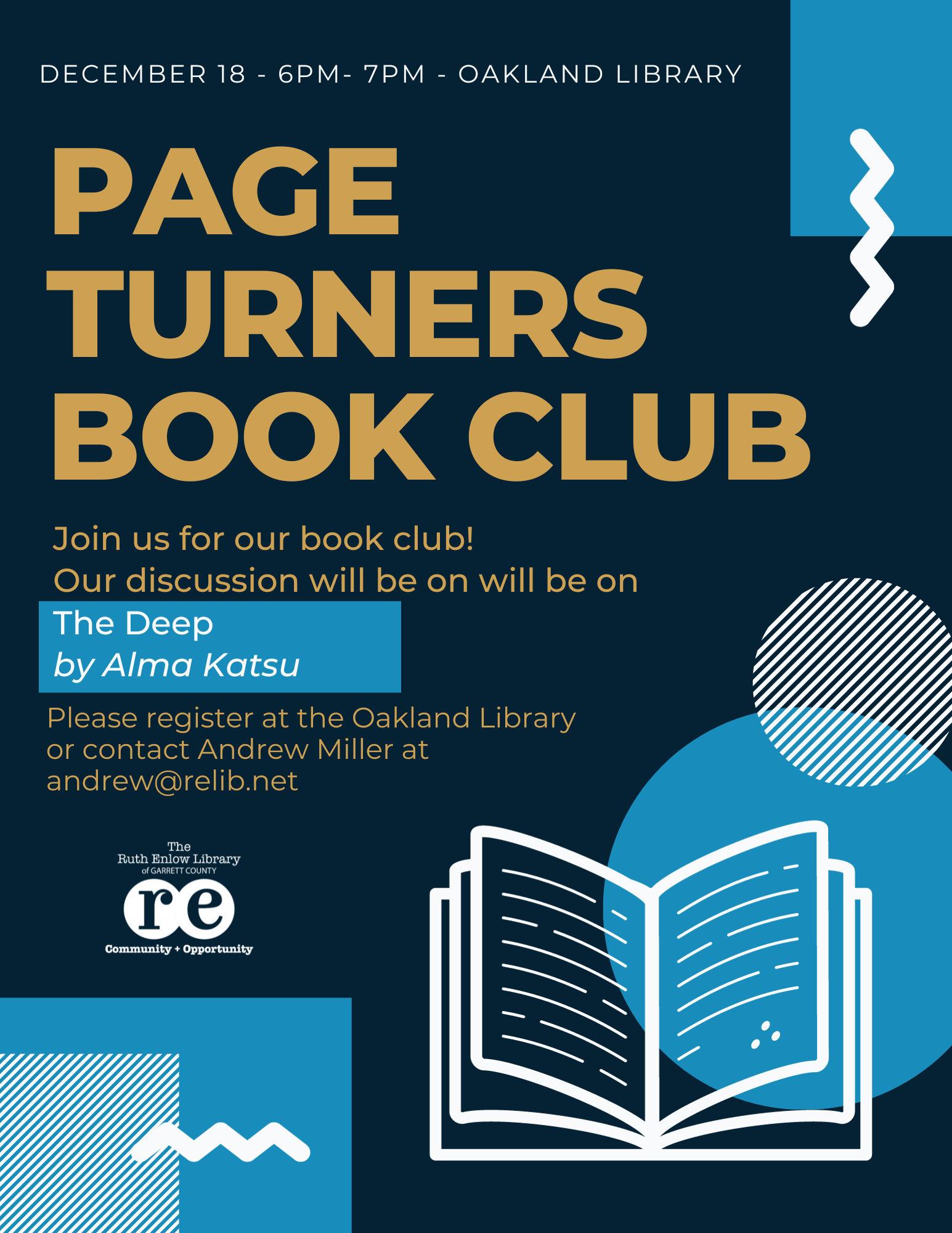 Page Turners Book Club at Deep Creek Lake, MD