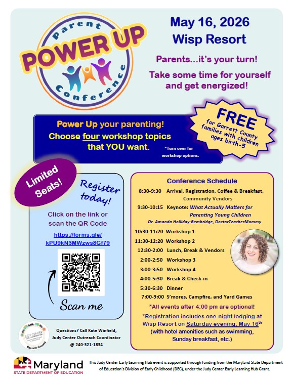 Parent Power Up Conference (Deep Creek Lake, MD)