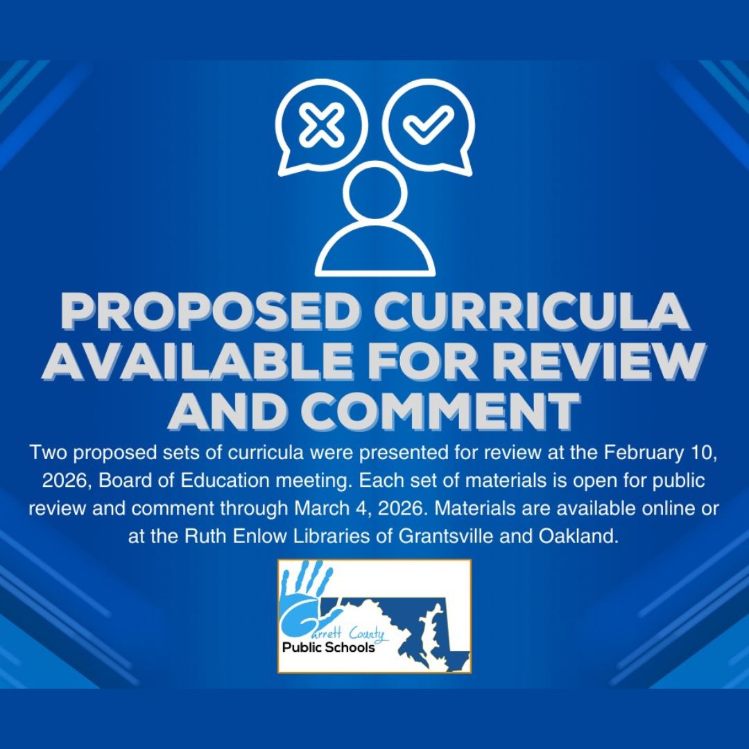 Proposed Curricula Available for Review and Comment (Deep Creek Lake, MD)