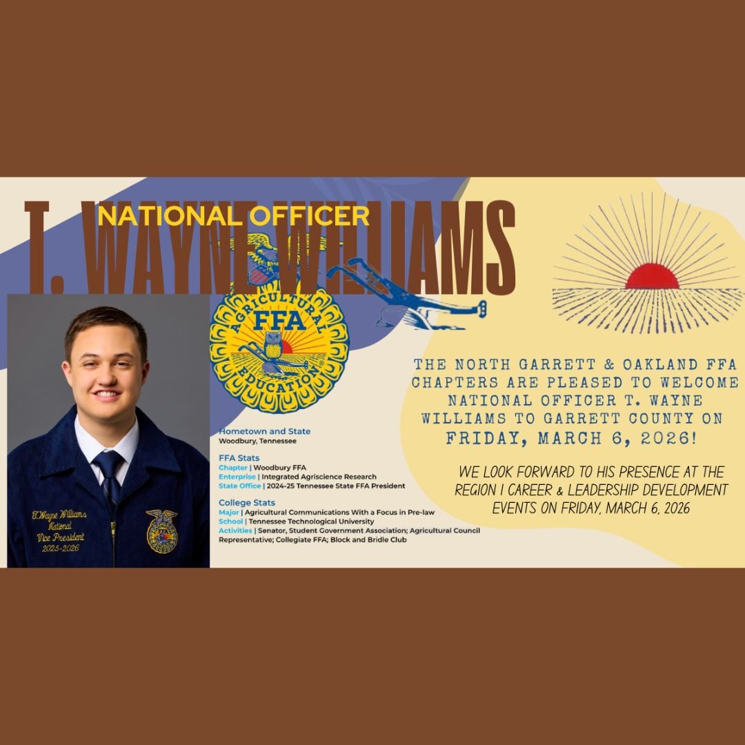 Region 1 FFA Competition Heads to Garrett County (Deep Creek Lake, MD)